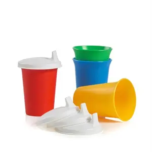 Tupperware Bell Tumblers & Sipper Seals - 4 Pack of 7 oz Durable Tumblers with Matching Seals