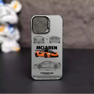 McLaren 720S Phone Case Cool Car Design Phone Case for IPhone17，16, 15, 14, 13, 12, 11, Pro Max. Transparent Shell, Simple Camouflage Design, Soft TPU Shockproof Protective Shell, Fashionable Pattern Phone Case L391