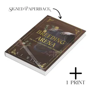 Breeding Arena Signed Paperback with 1 Art Print- A Short Story Monster Romance by K.L. Wyatt