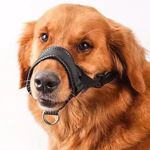 Dog Mouth Cover Nylon Anti Bite Anti Barking Drinkable Water Adjustable And Breathable