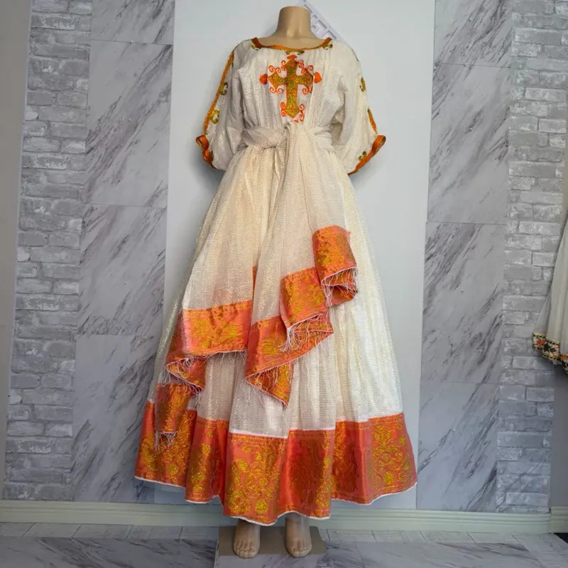 Ethiopian and Eritrean Traditional Address Habsha Kamis with Rich  Embroidery and Cultural Design   - TikTok Shop