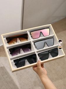 unisex street trendy frames cool sunglasses, trendy casual flat top thin sunglasses for everyday use, modern fashion styling accessories for outdoor activities, girlfriend gifts