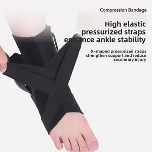 Ankle Stabilizer Brace 360° Support for Sports Running Anti-Sprain Healthcare Tool with Dual Fixed Joint Tech & Breathable Fabric