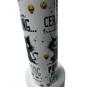 Sarcastic cat Tumbler/Bluetooth Speaker Tumbler with fun sassy design  Drinkware Bottle  Cup Water Bottles Lid Washable Reusable Bottled Portable Mug