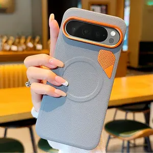 Magnetic Armor Heat Dissipation Leather Phone Case is compatible with Google Pixel 10 Pro XL, Pixel 10A, Pixel 9 Pro XL and Pixel 9A. It features durable protection and a firm grip design, perfectly suited for daily use.
