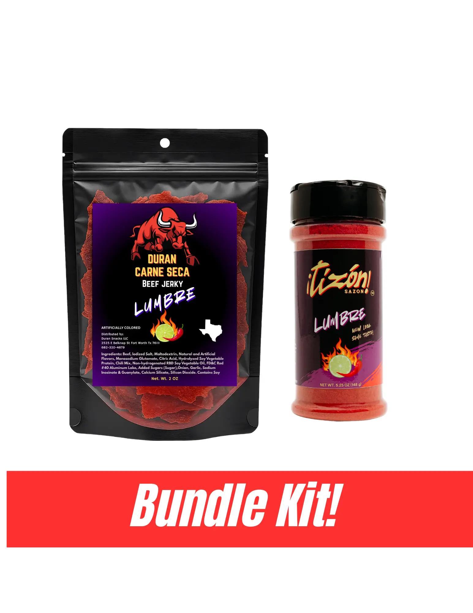 Duran Carne Seca & Tizon Lumbre Seasoning Bundle! Duran Carne Seca & Tizon Lumbre Seasoning Bundle!