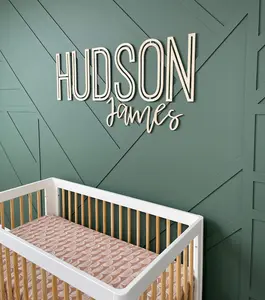 Name Cutouts for Nursery, Wooden Letters, Name Sign, Nursery Letters, Wall Art Above Crib, Nursery Decor, Nursery Wooden Name, Boy Nursery