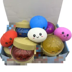 Funny Smiley Bao Squishy for Anxiety Relief