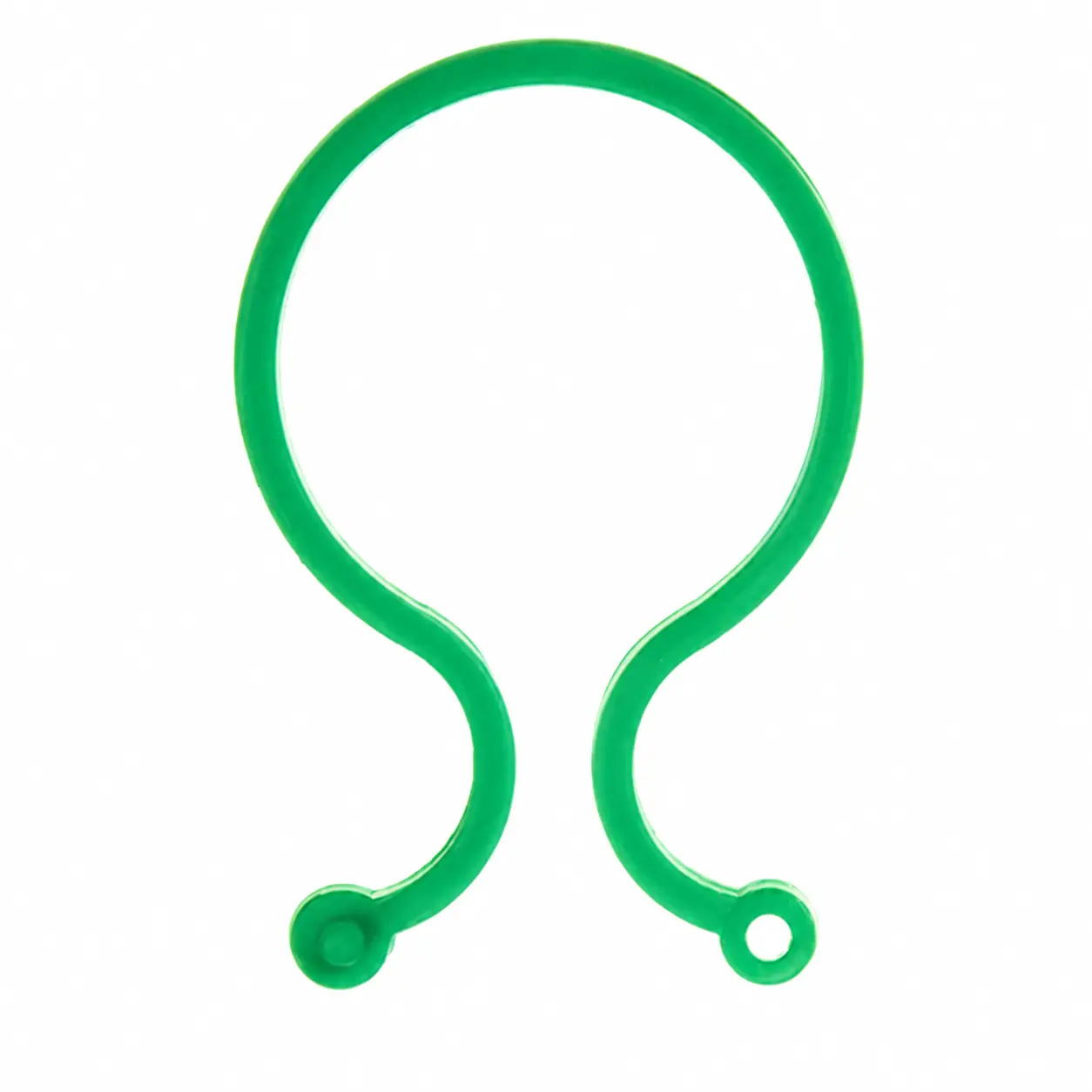 50 Pieces, 8-shape Garden Plant Fixing Clips, Green Plastic Ring Fastener for Securing Vines, Stems and Branches in Home and Courtyard Gardening.