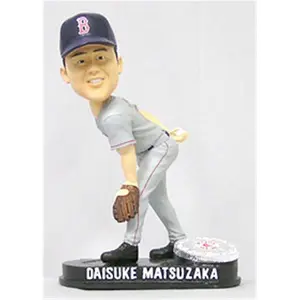Boston Red Sox Daisuke Matsuzaka Forever Collectibles Blatinum Bobblehead (Road)
