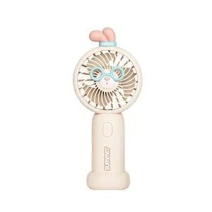 Rabbit Handheld Mini Fan, Pink Cute Portable Cooler, Summer Essential for Students, School, Sports Events & Picnics