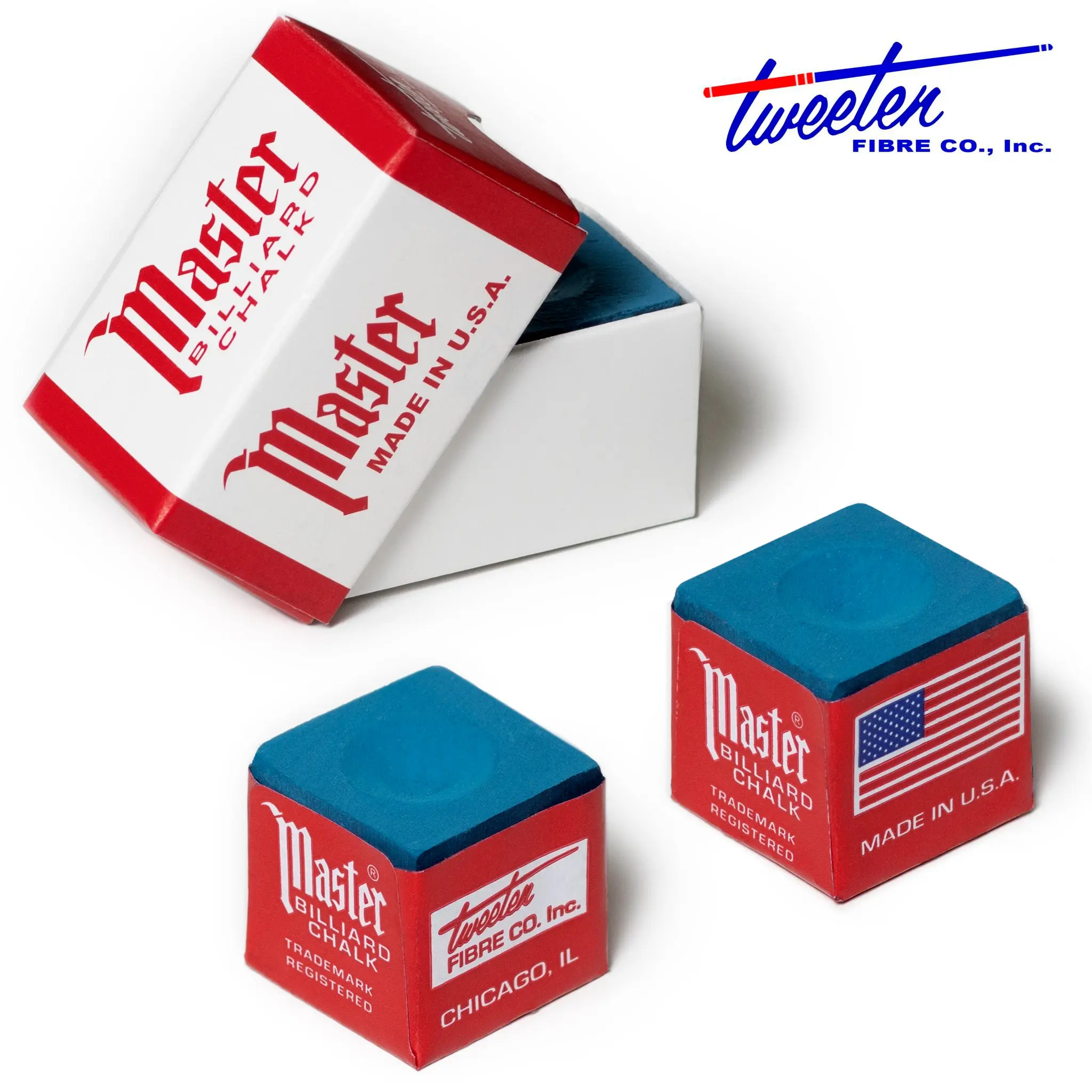 Master Billiard Chalk Blue 2 pcs Master Billiard Chalk Blue 2 pcs
