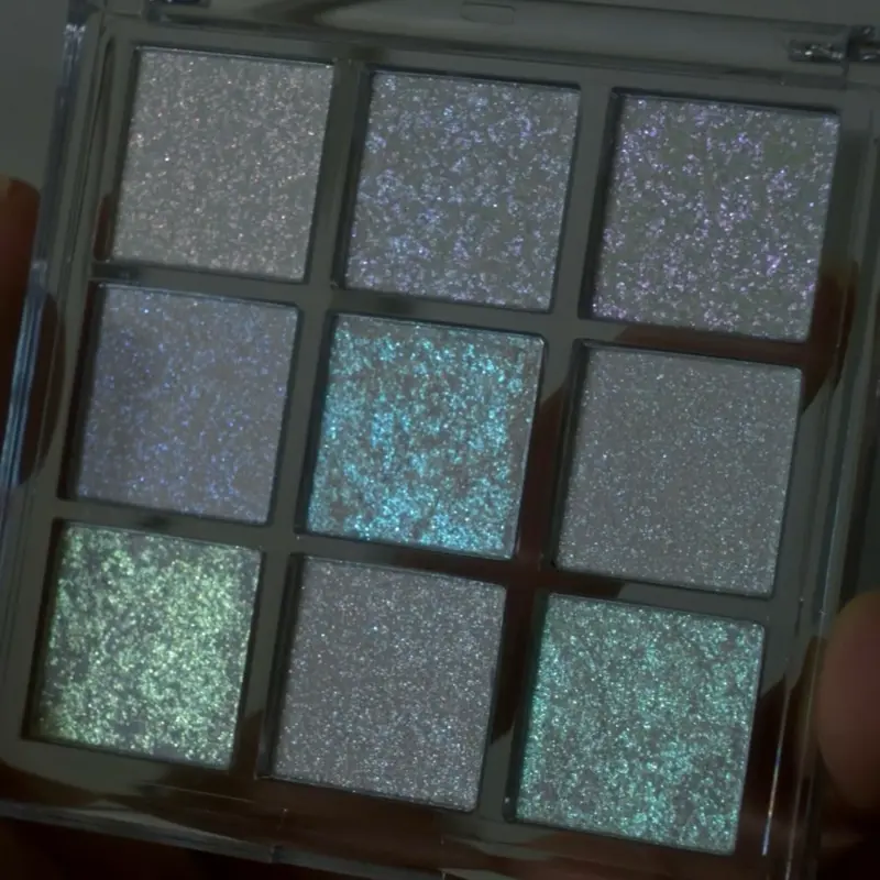 New Packaging Cotton Candy Duochrome Mini Eyeshadow-Highlighter Compact Easy to Carry Palette.