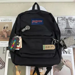 JanSport SuperBreak One Backpack • Durable Lightweight School & Work Bag • Classic Black Unisex Bookbag 🎒