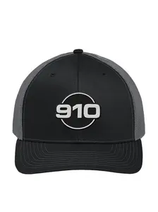 Embroidered 910 Badge Premium Richardson Trucker Hat