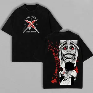 valentine shirts Shadow Monarch T-Shirt - Statue of God & Sung Jin Woo Collection | Solo Leveling Anime Shirt | Washed Heavy Cotton Tee | Perfect Gift for Manga & Anime Fans | Gift for Him & Her