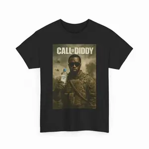 Call of Diddy - Funny Diddy Baby Oil Meme 100%25 Cotton Shirt, 90s Graphic Tee Streetwear star