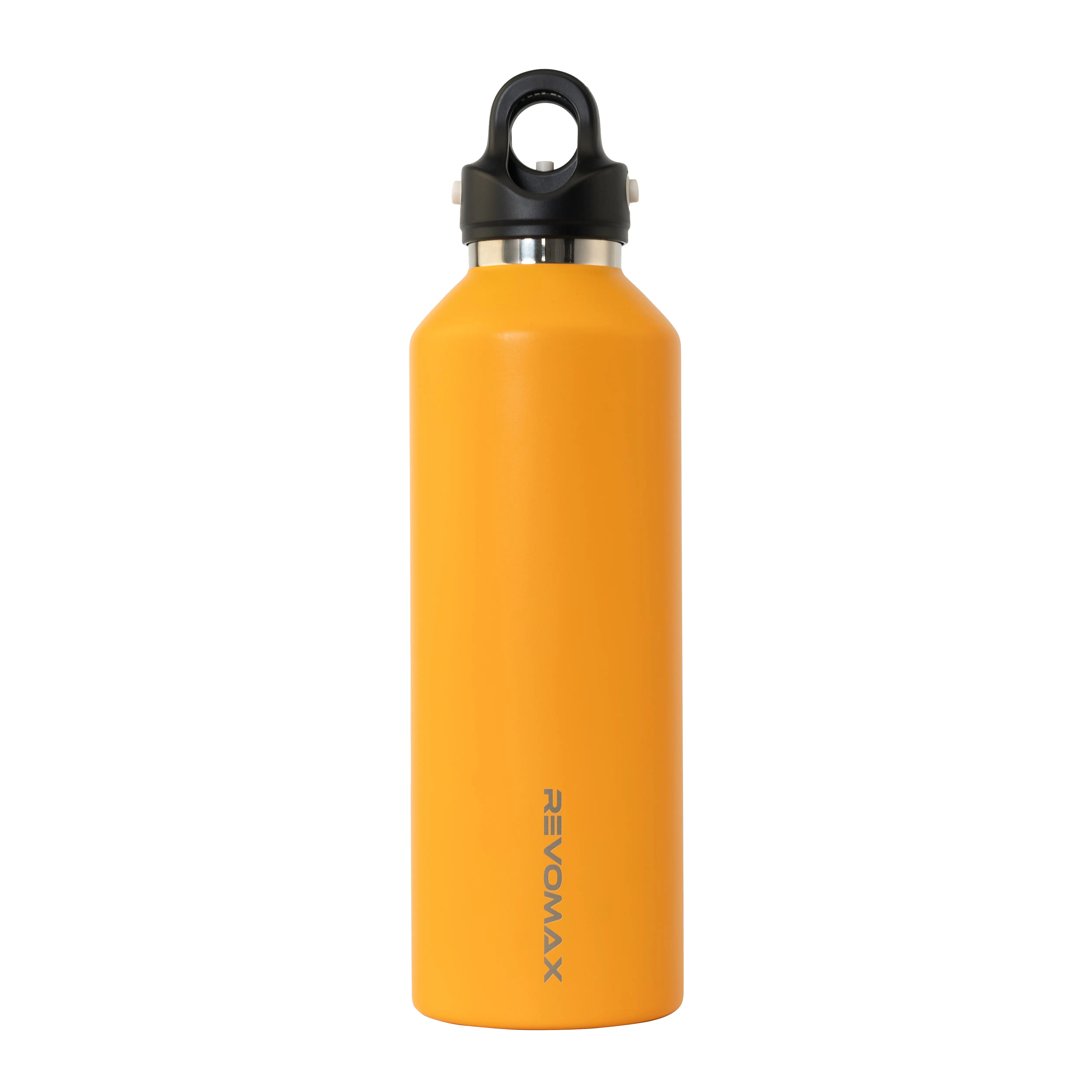 Revomax Classic Vacuum-Insulated Water Bottle, 32oz (500-1,000 ml Range), Patent Snap Cap, Everyday Kitchenware Drinkware Vacuum Flask