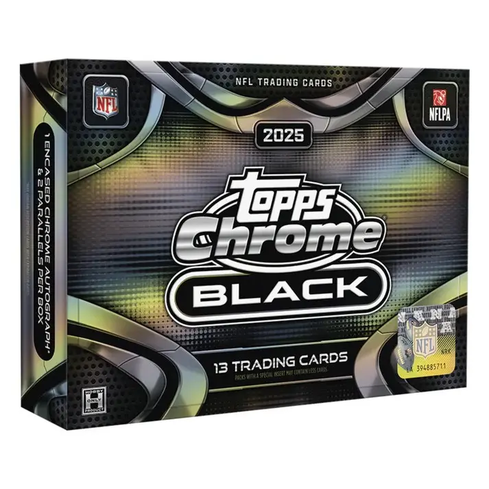 2025 Topps Chrome Black Football - Hobby Box