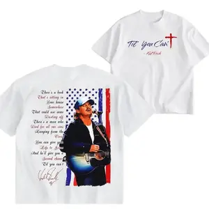 Graphic tee Til You Can't Kid Rock Hoodie-Inspired Unisex T-Shirt Vintage Country Music Graphic Tee Retro Rock Style Praise Jesus Casual Soft Heavy Cotton Full Sizes Made in USA Menswear, Men's Tops