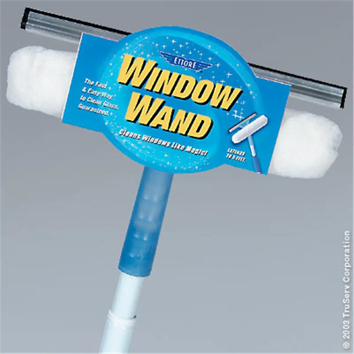 212 MAIN 2-in-1 Extension Window Wand with Extension Pole – Long-Reach, Multipurpose Cleaning Squeegee & Scrubber, Home Care Tool with Removable Washable Components (Model 15060), Long-Reach Squeegees, Multipurpose Cleaning Squeegees
