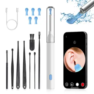 Ear Care Gift Set – Smart Visual Earwax Removal Tool with 8MP HD Camera, 3.5mm Lens, Type-C Rechargeable, Safe Ear Cleaning Kit for iPhone & Android