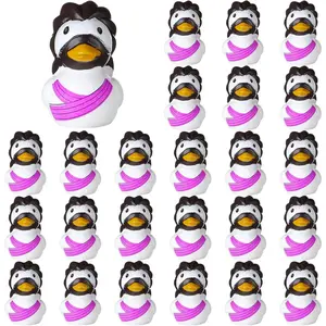 THE HANDY HIVE 24  Figurines  Ducks Mini Bulk Figures  Duck Figurines Decor for  and Seek Sunday Easter Egg Religious Party Favors Stuffers Baptism