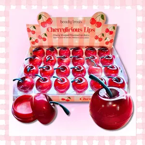 Cherrylicious Cherry Lip Balm - Cherry Shaped Flavored Lip Balm for Moisturizing and Hydrating Lips