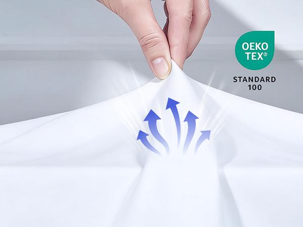 Deep Pocket Fitted Sheet with Border Trim, 19 Inch Extra Deep Mattress Cover, Ultra Soft Plush Bed Sheet Set, 360° Anti-Slip Wrap Around Stays in Place, Machine Washable Cozy Sleeping Solution