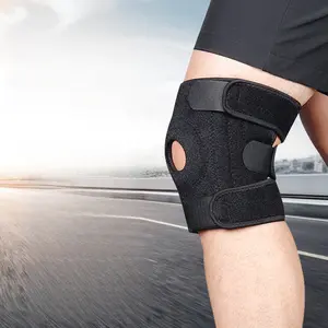 Spring support strip, anti-slip outdoor knee pads, suitable for camping and mountaineering, breathable for sports, elastic shock-absorbing protective gear