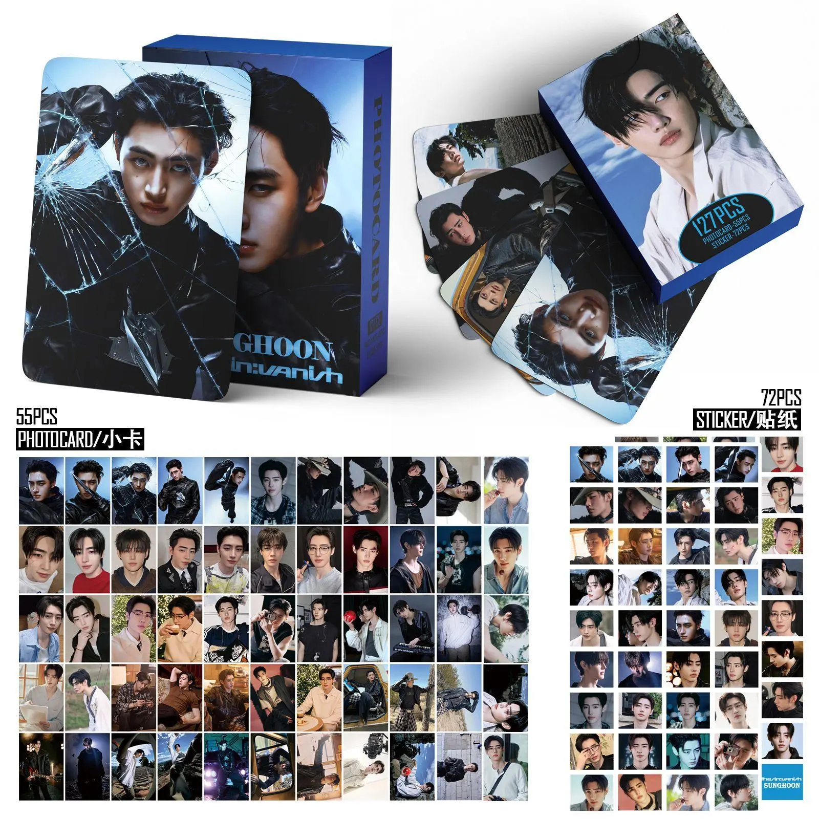 127pcs THE SIN : VANISH Photocards Lomo Cards Set Photocards Photo Lomo Cards Fans Collection Printed Cards