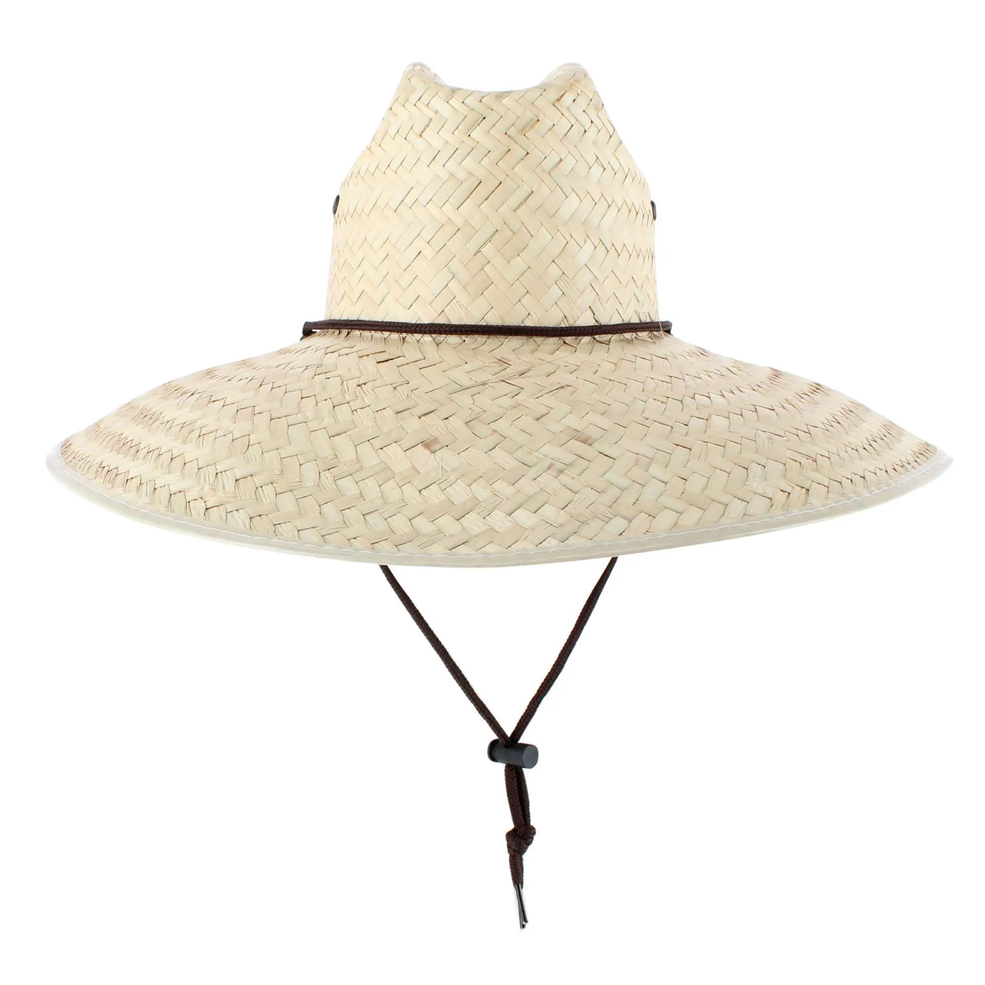 CTM Unisex Palm Leaf Lifeguard Hat, Sun Hats