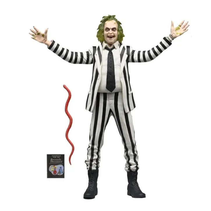 Neca Beetlejuice (Black and White Suit) Action Figure