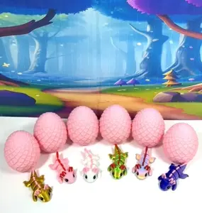 6pcs 3D Printed Articulated Mini Axolotl with Egg, Fidget Mini Axolotl Fidget Toy, Executive Desk Toy, Home Decor, Stress Relief Toys Ornaments Accessory Eye Nature