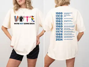 Vote Shirt, Banned Books Shirt, Reproductive Rights Shirt, BLM Shirts, LGBTQ Shirt, Women's Rights Equality Shirt, We Are Not Going Back Shirt, Kamala Harris Shirt