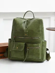 Women's Casual Backpack, Durable Backpack, Large Capacity Multiple Pockets, Outdoor Travel Commute Shoulder Bag, All Seasons Use