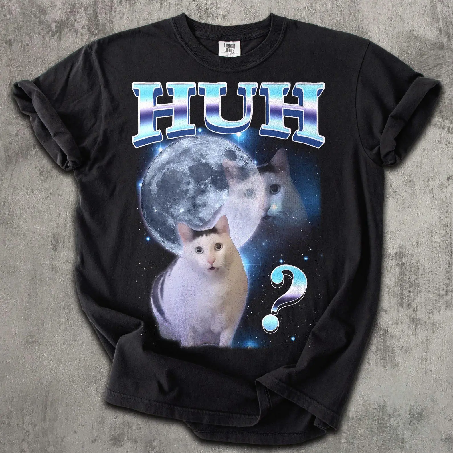 Funny Dank Cat Meme Tee Shirt Gift for Woman and Man, Ugly Shirts, Unhinged T-shirt, Goofy Ahh Cats Clothes, Comfort Colors Tee, Gifts