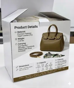 Women's Structured Pebbled Satchel with Scarf | 3-Way Top-Handle Shoulder Crossbody Bag | Classic Commuter Tote for Office & Travel