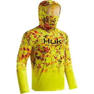 Huk Hooded Sweatshirt UV Protection Hoodie B37LHH2533110231-16 for Fishing Men Women Sizes S-5XL