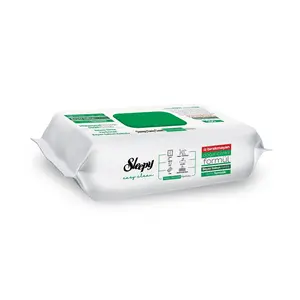 Sleepy Easy Clean Wipes Green 100Pcs
