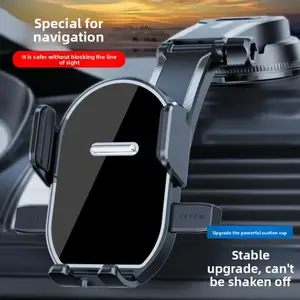 Car Phone Holder with Wireless Fast Charging and Super Strong Suction Cup Universal Type