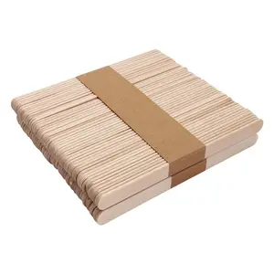 Small All Natural Wax Applicator Sticks 4 Inch (Pack of 100)