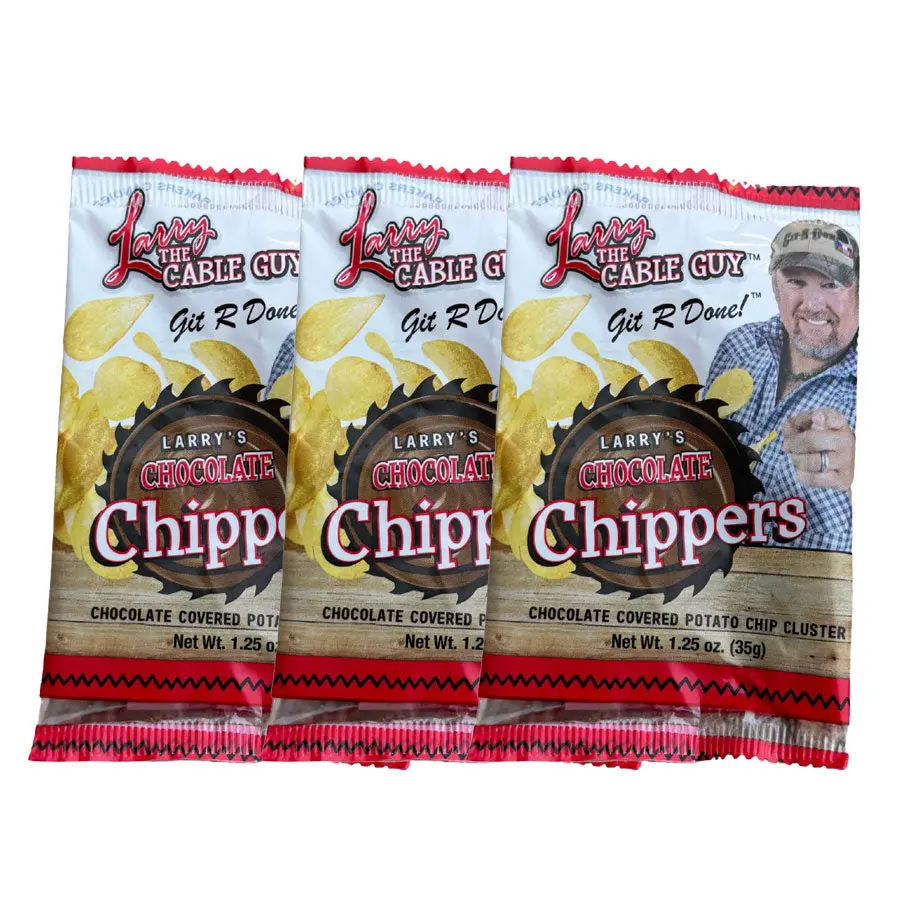 ONLY SHIPPED MON/TUE | Chocolate Covered Potato Chip | Pack of 3 | 1.25 oz | Baker's Candies