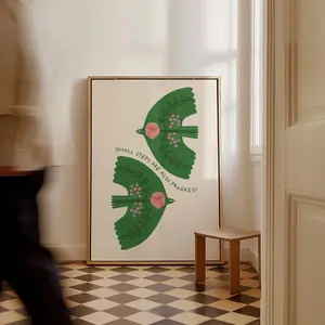 Mental Health Bird Print: Inspirational Psychology Art