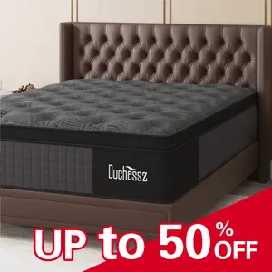 12/14 Inch Memory Foam Mattress Hybrid Pocket Spring Twin Full Queen King Mattress In A Box -Euro Top Mattresses Medium Firm For Motion Isolation, Edge Support, 100 Night Trial