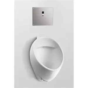 TOTO UT105UVG-01 Compact Wall Mounted Urinal W 34 Back Sput Inlet SanaGloss
