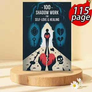 Shadow Work Journal, 1 Count Guided Self-healing Workbook for Prompts & Exercises, Inner Child Reflection, Self-awareness, Ideal for Therapy & Growth, Self Improvement Journal