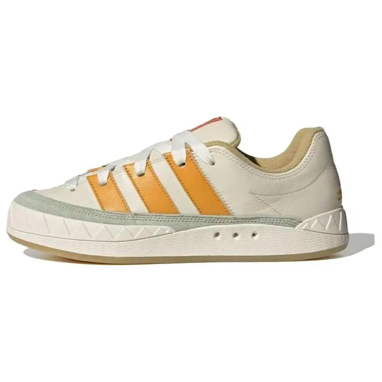Adidas Adimatic Shoes White Orange Green' Versatile Durable Non-slip Low Top Unisex IF1589