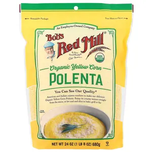 Bob's Red Mill Organic Yellow Corn Polenta, 24 oz (680 g) Bob's Red Mill Organic Yellow Corn Polenta, 24 oz (680 g)