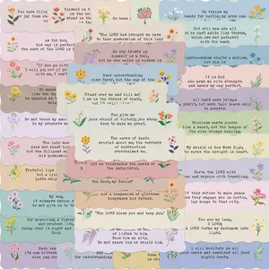 Retro Bible Verse Sticker, 50pcs/set Inspirational Christian Vintage Journaling Sticker, Bible Study Supplies for Water Bottle Laptop Scrapbooking, Decor